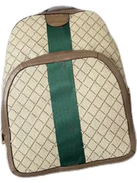 Männer- und Frauen -Rucksack -Designer -Design Vintage Muster Rucksack Classic Schoolbag