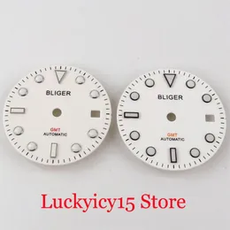 Kit di strumenti di riparazione quadrante orologio automatico bianco 31 3mm adatto GMT MINGZHU 3804 movimento luminoso Marks271Y