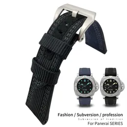 26mm Hight Quality Nylon Fabric New Style Watch Band For Pam985 Stainless Steel Pin Clasp Needle Buckle Waterproof Strap For Men F271f