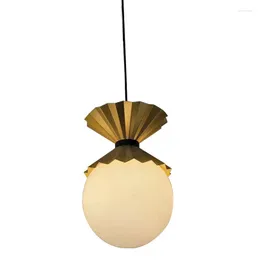 Lampade a sospensione Candy Chandelier Nordic Creative Dining- Room Lamp Cafe Bar Post- Modern Simple Single-Head Bedroom Comodino