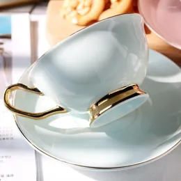 Чашки блюдцы роскошная керамика кофейная чашка скандинавского в стиле.