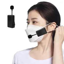 Microfones 2022 Mask Microphone Lavalier Conference Speakerphone Mini Voice Rechargeble Mic for Teachers Meetings Promotions