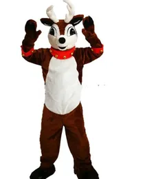 Cartoon Animal Character Christmas Elk Mascot Costumes Fancy Dress Costume Halloween Advertising Characteristi Clothing