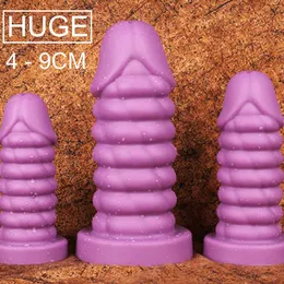 Beauty Items Enorme butt plug grande vibrador anal com ventosa nus vaginal expanso estimulador massagem prstata brinquedos sexyuais para mulher homem