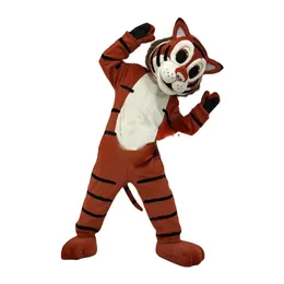 Tigre Copricapo Cartoon Mascotte Performance Puntelli Halloween personalizzato e performance sul palco