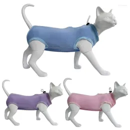 Trajes de gatos Roupa de pet Roushits Roupas pós-operatórias Recuperação de recuperação de proteção Camisetas de fundo de cachorro de cachorro de cachorro