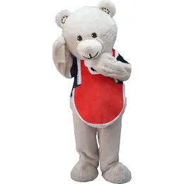 Long Fur Teddy Bear Mascot Costume Suits Party Game Dress Outfits Clothing Advertising Carnival Halloween