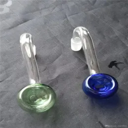 Acess￳rios de ￡gua de vidro em po￧a de po￧a de colorir tubos de ￡gua bongos de vidro hooakahs duas fun￧￵es para plataformas de petr￳leo