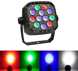 RGBW DMX 512 Sound Activated Light 12 LED Professional Stage Par Lights DJ Disco Party Light Indoor Stage Lighting For Club KTV Birthday