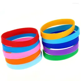 Bangle 1 PcFitness Set Wristband Gift Jewelry Men's Women's Children's Rubber Silicone Bracelet For Man Adult Teens