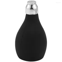収納ボトルパウダースプレーボトル補充可能なシリコンディスペン床耐久性のある黒い噴霧器用の空の容器
