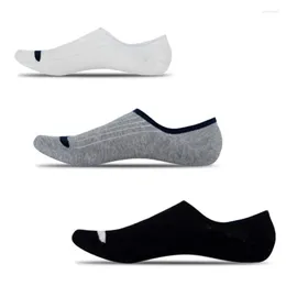 Men's Socks 2Pairs Cotton Men Low Cut Loafer Boat Non-Slip Invisible Liner Ankle Boy Casual Slippers For Summer EU 42-48