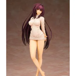 Miniaturas Toys Native Beautiful Girl Series Fate/Grandomer Scathach Tracksuit PVC 24cm Figura Cole￧￣o de Anime Modelo Doll Toy Desk Ornamen