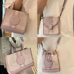 Shoulder Bags designer 2022 new women's bag Dempsey Tote Bag July taro purple series field One Messenger underarm