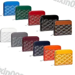 5A Top Designers Wallets Huxurys Mens Mini Gy Wallet Women Matignon Wallet Bank Card Right With Box Top