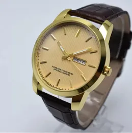 43mm rose gold men designer watch auto date fashion quartz leather belt analog mens watches wholesale men wristwatch gifts montre homme