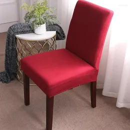 의자 덮개 견고한 빨간 표지 가정용 스트레치 백 웨딩 파티 홈 방지 연회 장식 EL ​​레스토랑 바 엘 레스토랑 바