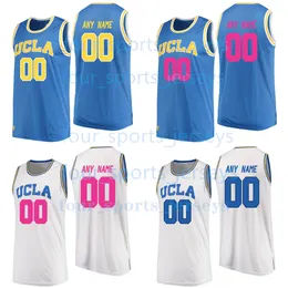 Custom NCAA UCLA Bruins College Basketball Westbrook Alcindor Jr. Kevin Love Miller Ball Lavine Mac Etienne Jaime Jaquez Jr. Evan Manjikian Will McClendon Stong