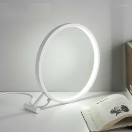 مصابيح طاولة desige deco white magnifier على شكل 18 واط LED مصباح المكتبي 220 فولت غرفة نوم بجانب دراسة غرفة المقاهي في غرفة الدراسة