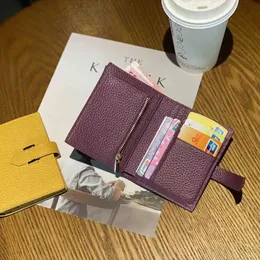 Luxury Designer Brand Wallets Card Bag 23 New Men's and Women's Universal Fashion Texture Purse a Variety of Color Gift Box Packaging Factory Direct Sale