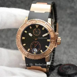 Nowe luksusuhr zegarek na rękę automatyczną gumową bransoletkę męskie zegarki Orologio di Lusso wysokiej jakości sport Montre287c