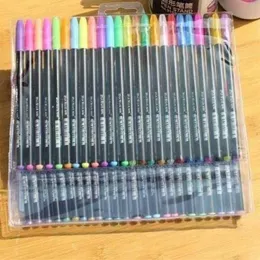 ZUIXUAN 48 Gel Pens set Color gel pens Glitter Metallic penChildren's pencil professional sketch