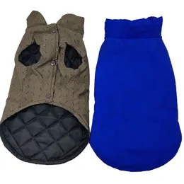 Winterhondenkledingbrief Gedrukte huisdiervest Puppy Teddy Schnauzer Outterwears Outdoor Warm Designer Pet Coats