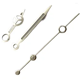 Titta på reparationssatser Rostfritt stål NH36A NH35A Hands silverpläterade lysande pekare för SKX Movement Needle