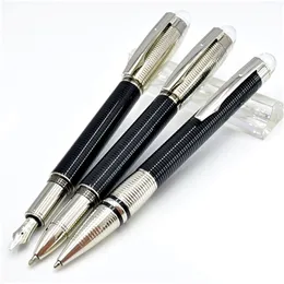 12 スタイル高品質黒樹脂と金属ローラーボールペンボールペン高級筆記先万年筆文具オフィス学用品シリアル番号付き
