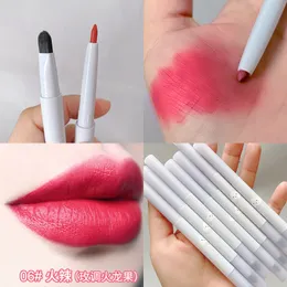 Lip Pencils Lipstick Pen Haczyk obrotowe pióra warg Malowanie pomadek Nie łatwe do odbarwiania za pomocą szczotki