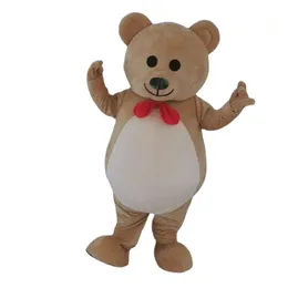 Brown Cute Bear Mascot Costume Party Game Dress Adult Fursuit Cartoon Outfit Carnival Halloween Xmas Easter Ad Clothes