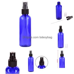 Packing Bottles Empty Clear Spray 100Ml/3.4Oz Plastic Makeup Cosmetic Containers Fine Mist Round Shoder Drop Delivery Office School Dhk6R