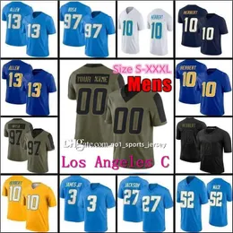 Custom Football Jersey Los Angeles''Chargers''nfl''52 Khalil Mack Men 10 Justin Herbert Women