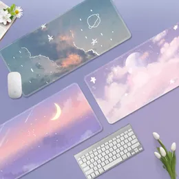 Cute Mousepad Large Game Computer Desk Pads Locking Edge Table Mat for Teen Girls Bedroom Kawaii Mouse Pad