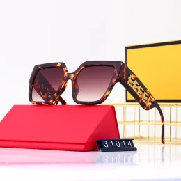 Gafas de sol para mujer dise￱adora de moda letra de lujo para hombres lentes solares f oculares al aire libre dise￱adores de mujeres gafas de sol con caja rey