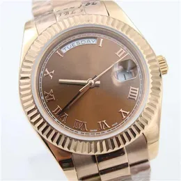 22 роскошные моды моды Mens 218238 Day Date II Президент Rose Gold