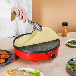 Bread Makers Non-stick Electric Crepe Pizza Maker Pancake Machine Griddle Baking Pan Cake Kitchen Cooking Tools With Egg Beater