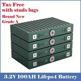 3.2V 100AH ​​200AH LIFEPO4 BATTERIKATION A CELLER PACK DIY 12V 24V 48V Uppladdningsbart batteri för sollagring Nya energifordon