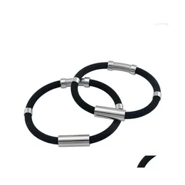 Charmarmband antistatiska armband negativa jon kiseldioxidgel sport utomhus m￤n kvinnor armband s￤kerhet arbeta ta bort kroppen statisk dhdqx