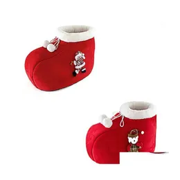 Cat Beds Furniture Cute Christmas Boots Dog Nest Winter Warmth Pet Supplies Litter Small Red Drop Delivery Home Garden Dhpng