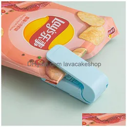 Bag Clips Sealer Hine Portable Heat Sealing Seal Plastic Snack Packing Food Preservation Kitchen Storage Drop Delivery Home Garden H Dhjz8