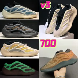 700 Designer v3 running shoes mens trainers west Azael Copper Fade alvah Azareth Safflower clay brown kyanite reflective fashion men women outdoor Sports sneakers