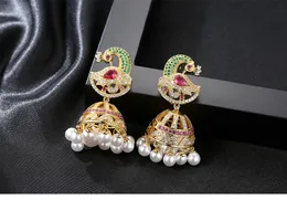 2022 New Charm Women Fashion Jewelry 925 Sterling Silver Princess Cut Sweet Car Cz Diamond Ins Popular Phoenix Earring Gift