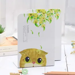 2PCS Cute Bookends L على شكل L منظم سطح المكتب حامل المكتب School School Accessories إسقاط الشحن