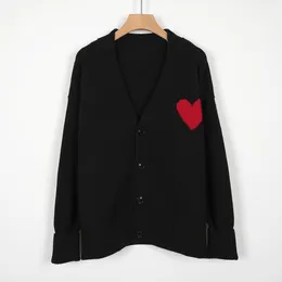 스웨터 디자이너 스웨터 남자 여자 니트 하이 칼라 사랑 여자 패션 편지 검은 긴 슬리브 옷 풀버 대형 톱 203s