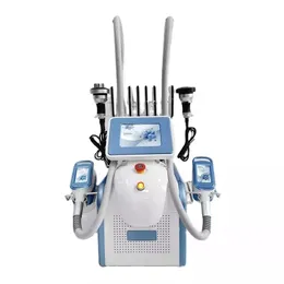 Máquina de congelamento criolipólise 7 em 1, 360 °, cavitação ultrassônica de emagrecimento, 40k, queima de gordura ultrassônica, lipo laser, massagem de beleza