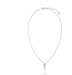 No.5 Lucky Necklace Nytt i lyxigt fina smyckekedjans halsband f￶r kvinnors h￤nge k Guldhj￤rtdesigner dammode med f￶rpackningsbox