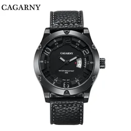 2021 Designer Men's Watch CAGARNY Multifunction Quartz Movement Golden Men Fashion Watches orologio di lusso199B