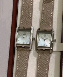 Elegant Mother of Pearl Dial Womens Wrist Watch Sparkling CZ