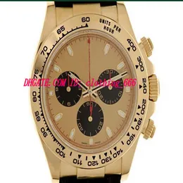 Najwyższej jakości luksusowe zegarki skórzana bransoletka 40 mm REF 116518 UVP 21 700 Mechaniczna automatyczna moda na rękę